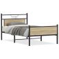 Preview: Bettgestell ohne Matratze Sonoma-Eiche 107x203 cm Holzwerkstoff