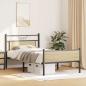 Preview: Bettgestell ohne Matratze Sonoma-Eiche 107x203 cm Holzwerkstoff