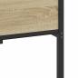 Preview: Bettgestell ohne Matratze Sonoma-Eiche 107x203 cm Holzwerkstoff