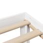 Preview: Bettgestell mit Kopfteil ohne Matratze Weiß 75x190 cm