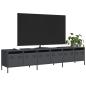 Preview: ARDEBO.de - TV-Schrank Anthrazit 202x39x43,5 cm Kaltgewalzter Stahl