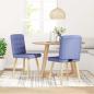 Preview: Esszimmerstühle 2 Stk. Jeansblau Stoff