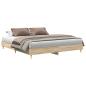 Preview: Bettgestell ohne Matratze Sonoma-Eiche 160x200 cm Holzwerkstoff
