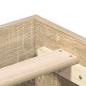 Preview: Bettgestell ohne Matratze Sonoma-Eiche 160x200 cm Holzwerkstoff