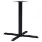 Preview: ARDEBO.de - Bistrotisch-Gestell Schwarz 76x76x72 cm Gusseisen