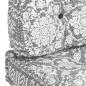 Preview: Palettensofa-Auflage Hellgrau Stoff Patchwork