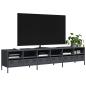 Preview: ARDEBO.de - TV-Schrank Anthrazit 202x39x43,5 cm Kaltgewalzter Stahl