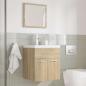 Preview: 3-tlg. Badmöbel-Set Sonoma-Eiche Holzwerkstoff