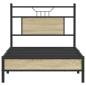 Preview: Bettgestell ohne Matratze Sonoma-Eiche 90x190 cm Holzwerkstoff