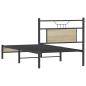 Preview: Bettgestell ohne Matratze Sonoma-Eiche 90x190 cm Holzwerkstoff
