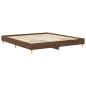 Preview: Bettgestell ohne Matratze Braun Eiche 160x200 cm Holzwerkstoff