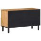Preview: TV-Schrank Braun 80x33x46 cm Massivholz Mango