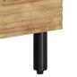 Preview: TV-Schrank Braun 80x33x46 cm Massivholz Mango