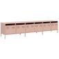 Preview: TV-Schrank Rosa 202x39x43,5 cm Kaltgewalzter Stahl