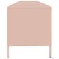 Preview: TV-Schrank Rosa 202x39x43,5 cm Kaltgewalzter Stahl