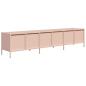 Preview: TV-Schrank Rosa 202x39x43,5 cm Kaltgewalzter Stahl