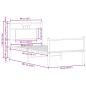 Preview: Bettgestell ohne Matratze Sonoma-Eiche 90x200 cm Holzwerkstoff