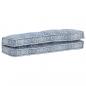 Preview: Palettensofa-Auflage Indigo Stoff Patchwork