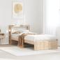 Preview: ARDEBO.de - Bettgestell mit Kopfteil ohne Matratze 75x190 cm