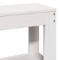 Preview: Bettgestell mit Kopfteil ohne Matratze Weiß 75x190 cm