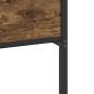 Preview: Bettgestell ohne Matratze Räuchereiche 75x190 cm Holzwerkstoff