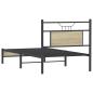Preview: Bettgestell ohne Matratze Sonoma-Eiche 80x200 cm Holzwerkstoff