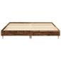 Preview: Bettgestell ohne Matratze Altholz-Optik 180x200cm Holzwerkstoff