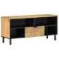 Preview: ARDEBO.de - TV-Schrank Braun 100x33x46 cm Massivholz Mango