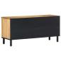 Preview: TV-Schrank Braun 100x33x46 cm Massivholz Mango