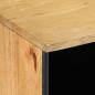 Preview: TV-Schrank Braun 100x33x46 cm Massivholz Mango