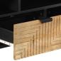 Preview: TV-Schrank Braun 100x33x46 cm Massivholz Mango