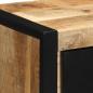 Preview: Nachttische 2 Stk. 40x35x40 cm Raues Mango-Massivholz