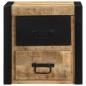 Preview: Nachttisch 40x35x40 cm Raues Mango-Massivholz