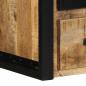 Preview: Nachttisch 40x35x40 cm Raues Mango-Massivholz