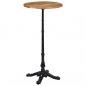 Preview: Bistrotisch-Gestell Schwarz 52x52x108 cm Gusseisen