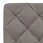 Preview: Bettgestell mit LED ohne Matratze Taupe 140x190 cm Stoff