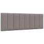 Preview: Bettgestell ohne Matratze Taupe 140x190 cm Stoff