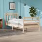 Preview: ARDEBO.de - Massivholzbett 90x200 cm
