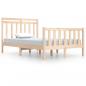 Preview: Massivholzbett 120x190 cm