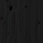 Preview: Massivholzbett Schwarz 140x190 cm