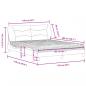 Preview: Bett mit Matratze Cappuccino-Braun 160x200 cm Kunstleder