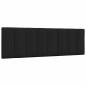 Preview: Bett mit Matratze Schwarz 160x200 cm Stoff