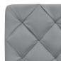 Preview: Bett mit Matratze Hellgrau 160x200 cm Stoff