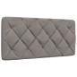 Preview: Bett mit Matratze Taupe 100x200 cm Stoff