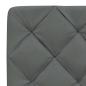 Preview: Bett mit Matratze Dunkelgrau 100x200 cm Stoff