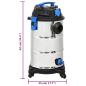 Preview: Nass- und Trockensauger 1200 W 30 L Silbern
