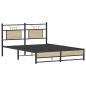 Preview: Bettgestell ohne Matratze Sonoma-Eiche 150x200 cm Holzwerkstoff