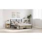 Preview: Bettgestell ohne Matratze Sonoma-Eiche 150x200 cm Holzwerkstoff