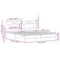 Preview: Bettgestell ohne Matratze Sonoma-Eiche 160x200 cm Holzwerkstoff