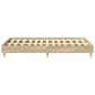 Preview: Bettgestell ohne Matratze Sonoma-Eiche 140x190 cm Holzwerkstoff